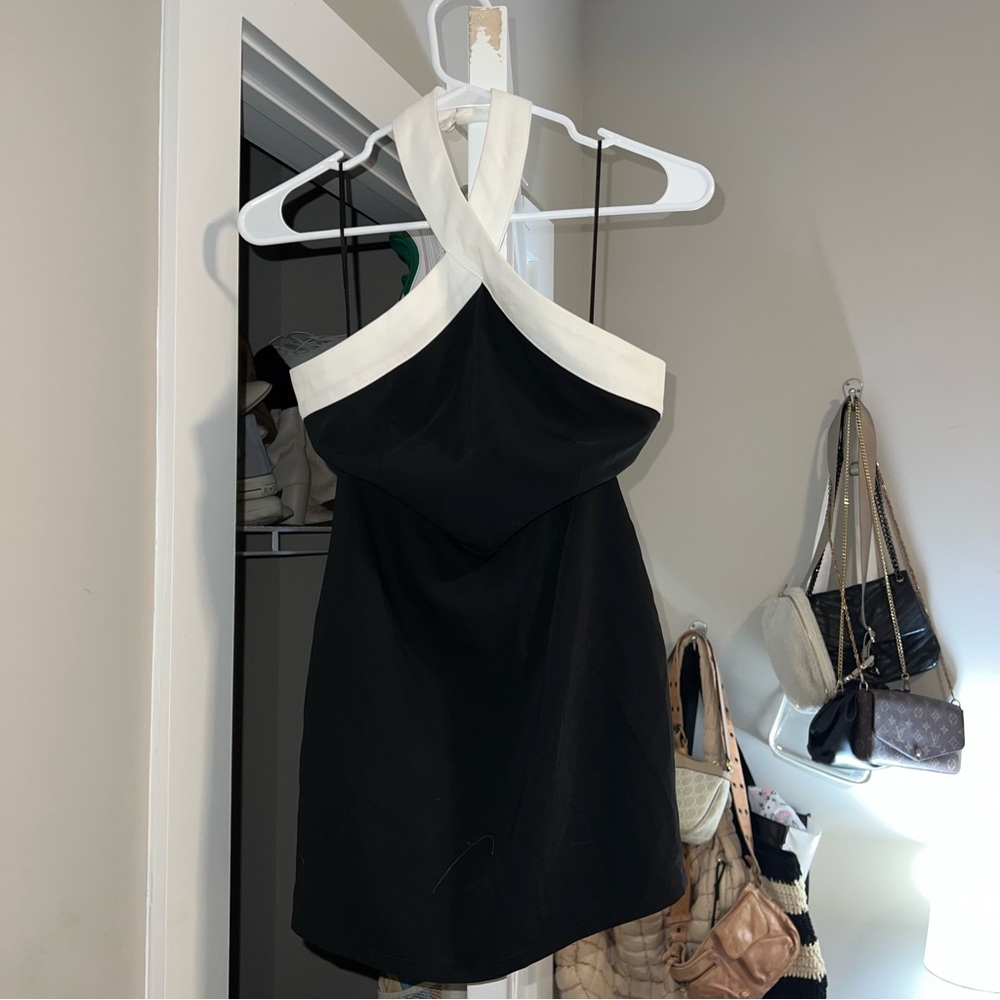 Revolve Superdown Black and White Dress